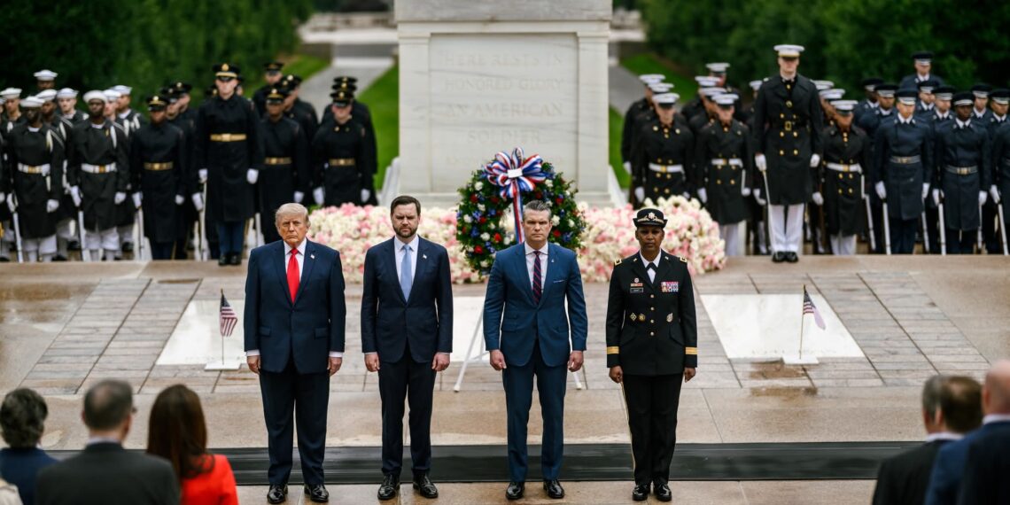 US President Donald Trump Honored the Nation’s Fallen Service Members during a Solemn Memorial Day