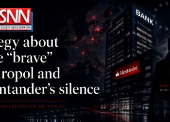 Elegy about the “brave” Europol and Santander’s silence