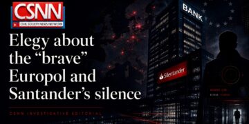Elegy about the “brave” Europol and Santander’s silence