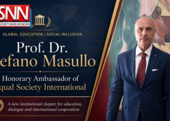 Prof. Dr. Stefano Masullo Appointed Honorary Ambassador of Equal Society International for Global Education and Social Inclusion
