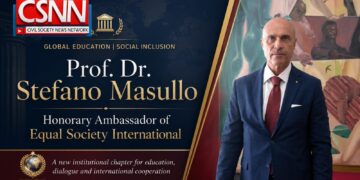 Prof. Dr. Stefano Masullo Appointed Honorary Ambassador of Equal Society International for Global Education and Social Inclusion