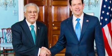 Pakistan DPM  Ishaq Dar Meets U.S. Secretary Rubio
