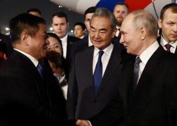 Russian President Vladimir Putin arrived in Beijing for a two-day State Visit