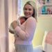 Karoline Leavitt has shared the first glimpse of her newborn daughter