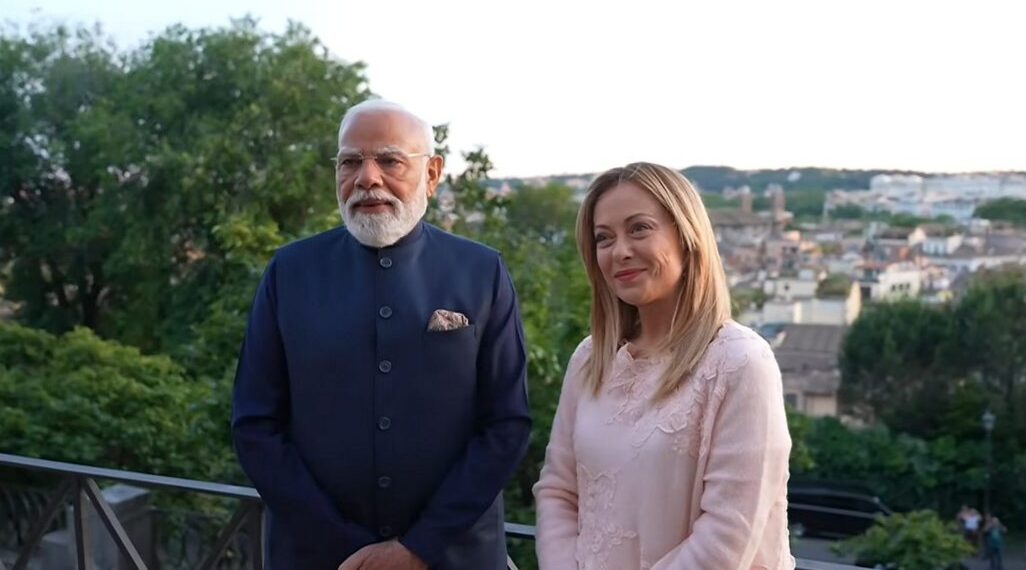 Indian PM Modi met Italian PM Meloni in Rome for bilateral talks