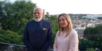 Indian PM Modi met Italian PM Meloni in Rome for bilateral talks