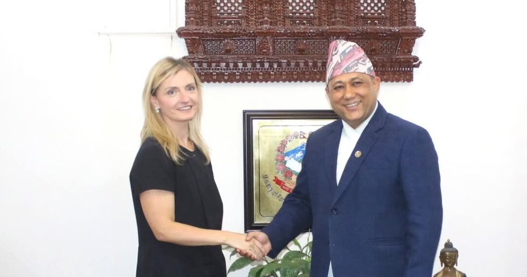 U.S. Under Secretary Sarah B. Rogers met Nepal Foreign Minister Shishir Khanal