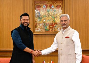 S. Jaishankar Meets Rabi Lamichhane in New Delhi