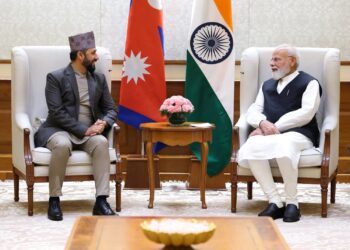 Modi Meets Rabi Lamichhane During India Visit