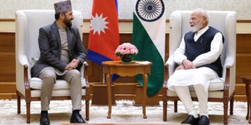 Modi Meets Rabi Lamichhane During India Visit