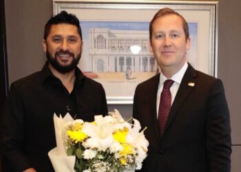 RSP President Rabi Lamichhane Meets Trump’s Special Envoy Sergio Gor in New Delhi