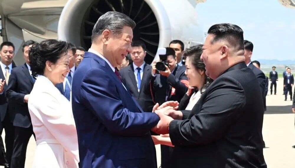 Xi Jinping Arrives in Pyongyang for Rare State Visit