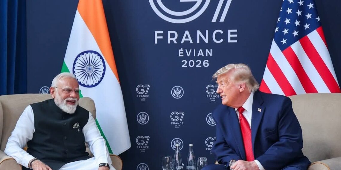 Modi Meets Trump at G7 Summit in France