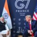 Modi Meets Trump at G7 Summit in France