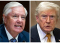 U.S. President Trump Pays Emotional Tribute to Senator Lindsey Graham