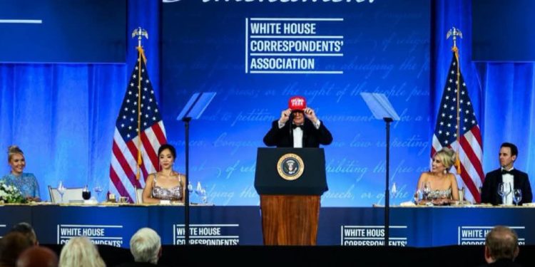 Trump Attends Rescheduled White House Correspondents’ Dinner, Calls for Unity While Renewing Media Criticism